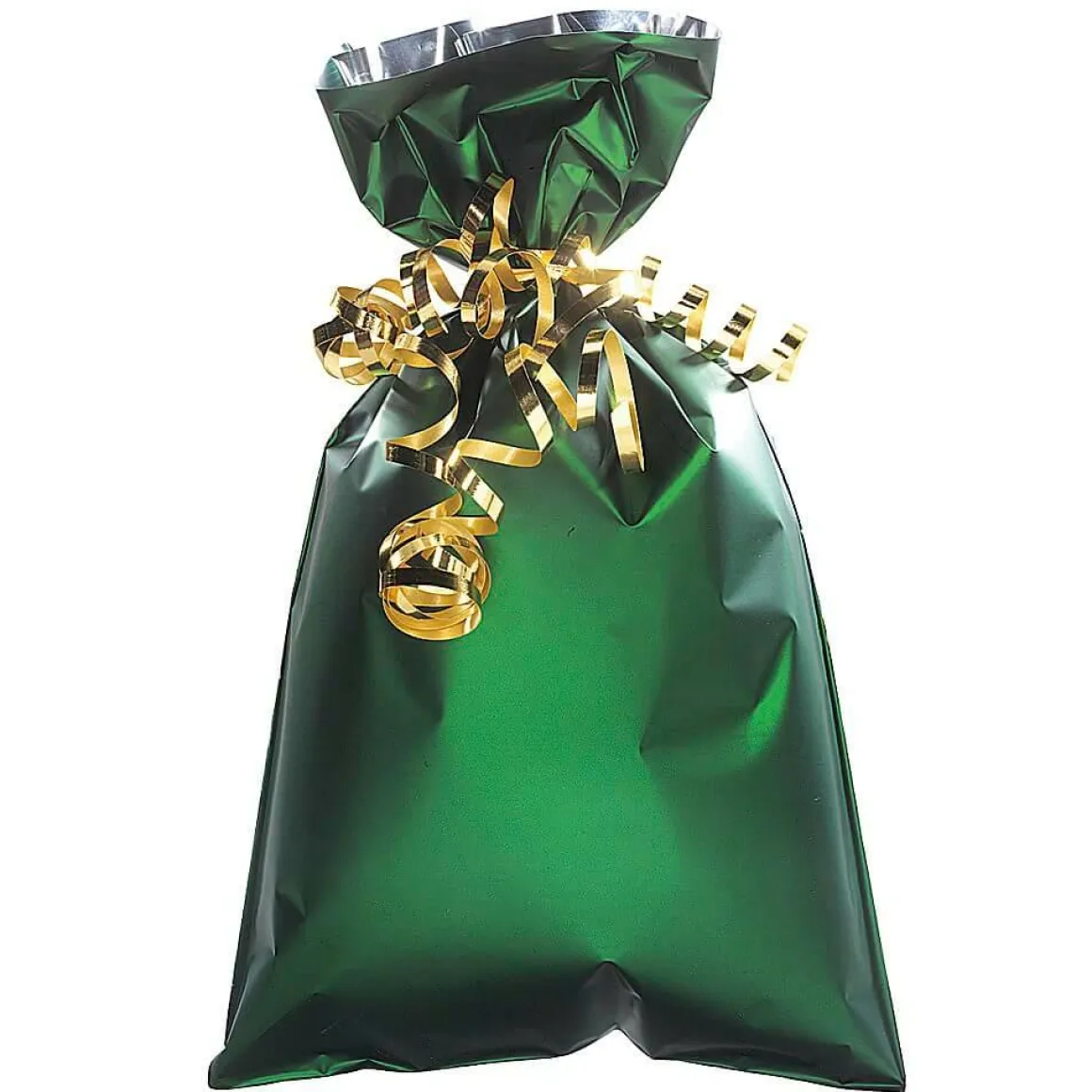 Bolsa De Regalo, Tono Mate, Color Verde Oscuro, 20 X 35 Cm