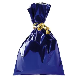 Bolsa De Regalos, Brillante, Azul, 15 X 25 Cm
