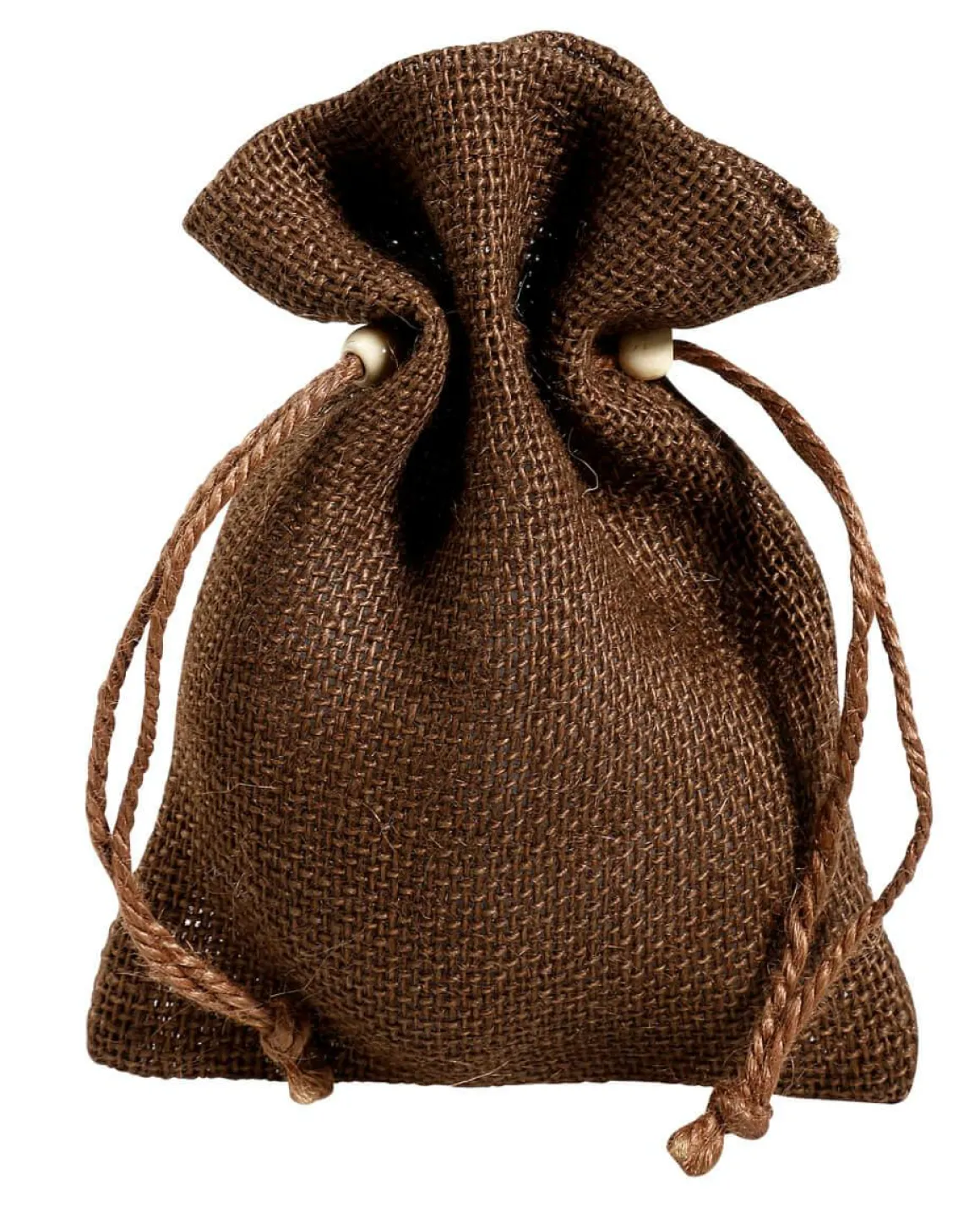 Bolsita De Yute, 18 Cm, Marrón