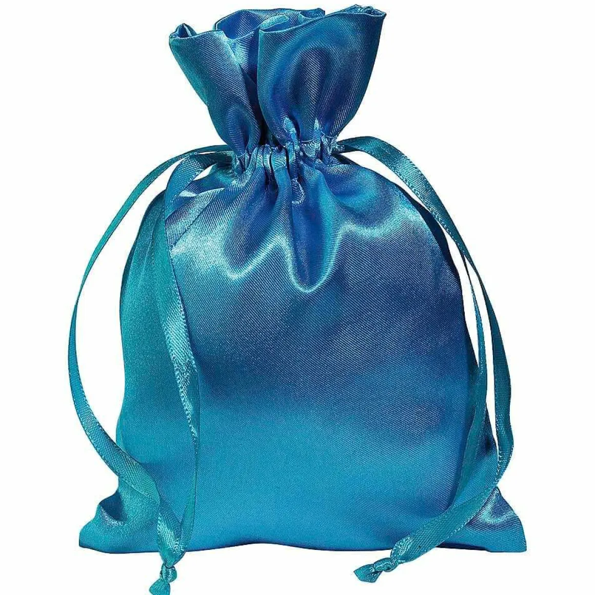 Bolsitas De Satén 18 Cm, 30 Piezas, Azul Hielo