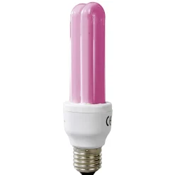 Bombilla De Bajo Consumo, Color Rosa