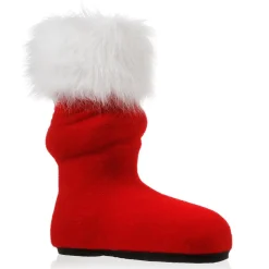 Bota De Papá Noel Deco 45 Cm Rojo
