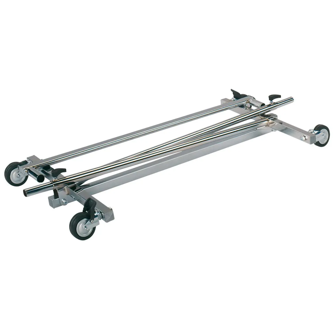 Caballete De Rodillos Plegable, Regulable En Altura, 1 M De Ancho