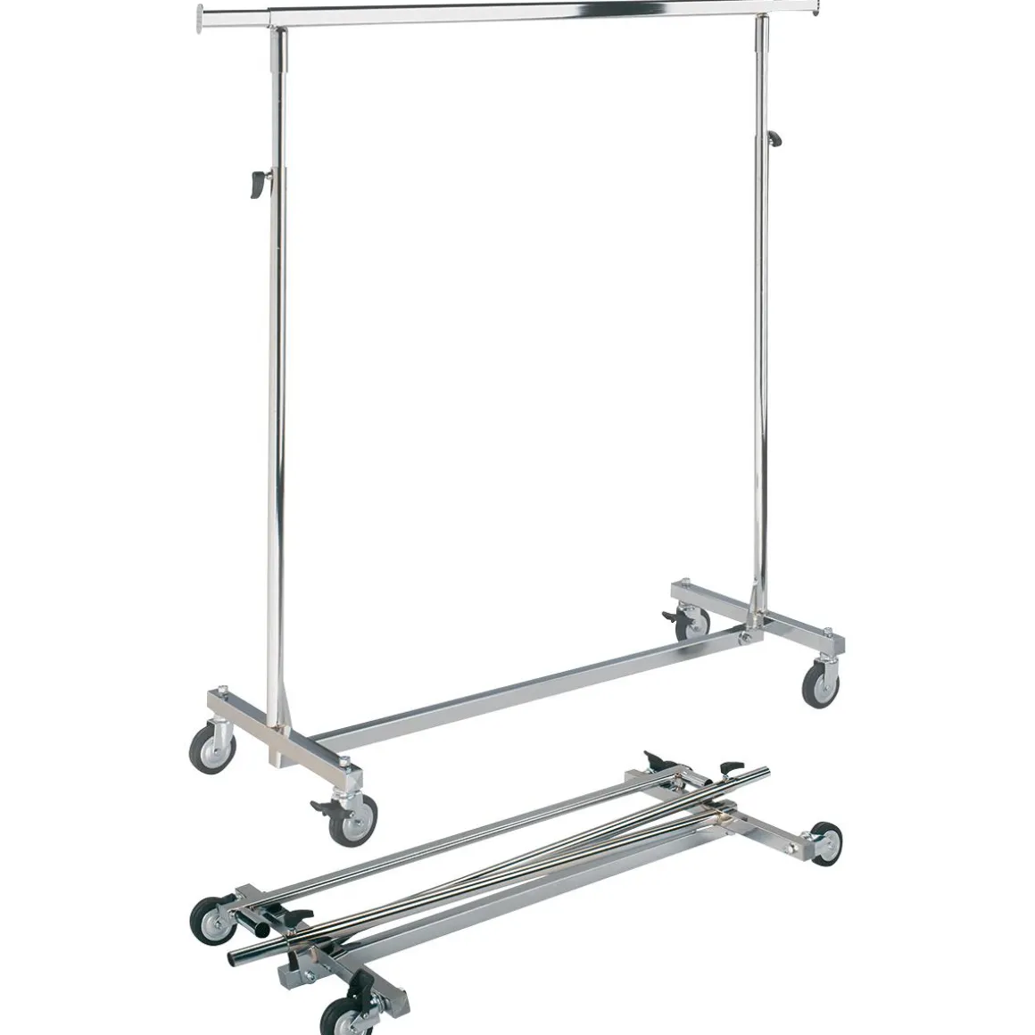 Caballete De Rodillos Plegable, Regulable En Altura, 1 M De Ancho