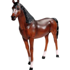 Caballo Deco 195 Cm De Altura, Marrón