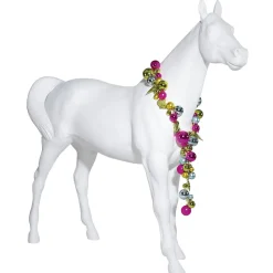 Caballo Deco 195 Cm De Altura, Blanco