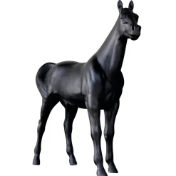 Caballo Deco 195 Cm De Altura, Negro