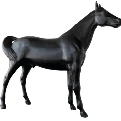 Caballo Deco 195 Cm De Altura, Negro