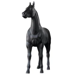 Caballo Deco 195 Cm De Altura, Negro