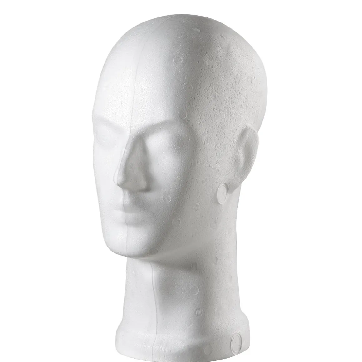 Cabeza Decorativa De Poliestireno, Altura 32 Cm