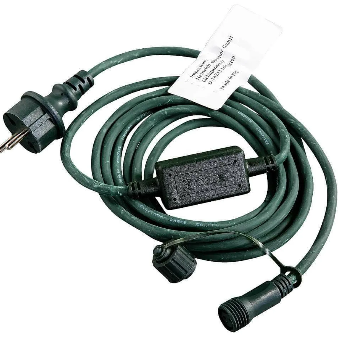 Cable De Conexión IP44 Para Productos LED Sistema IP67, Verde