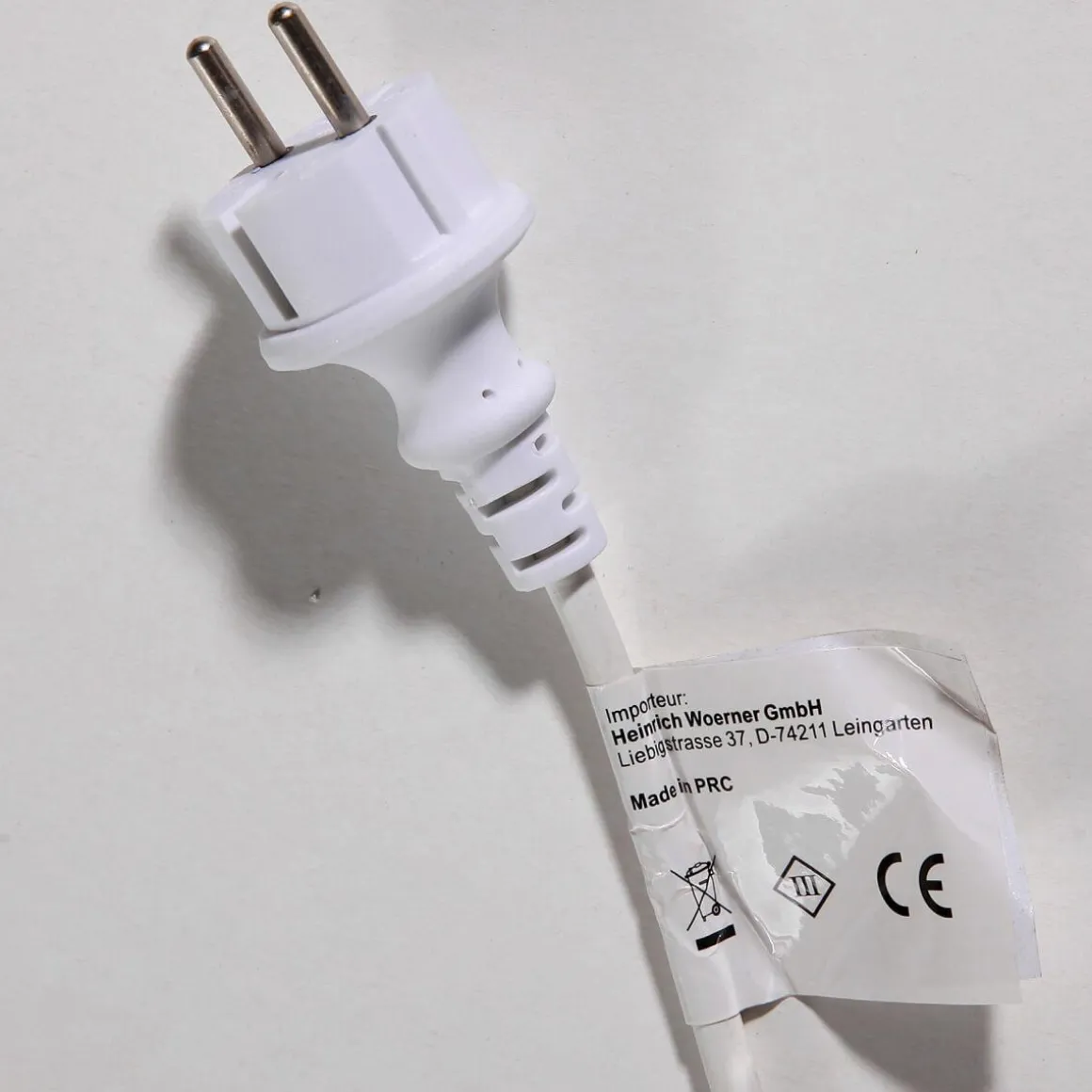 Cable De Conexión IP44 Para Productos LED Sistema IP67, Blanco