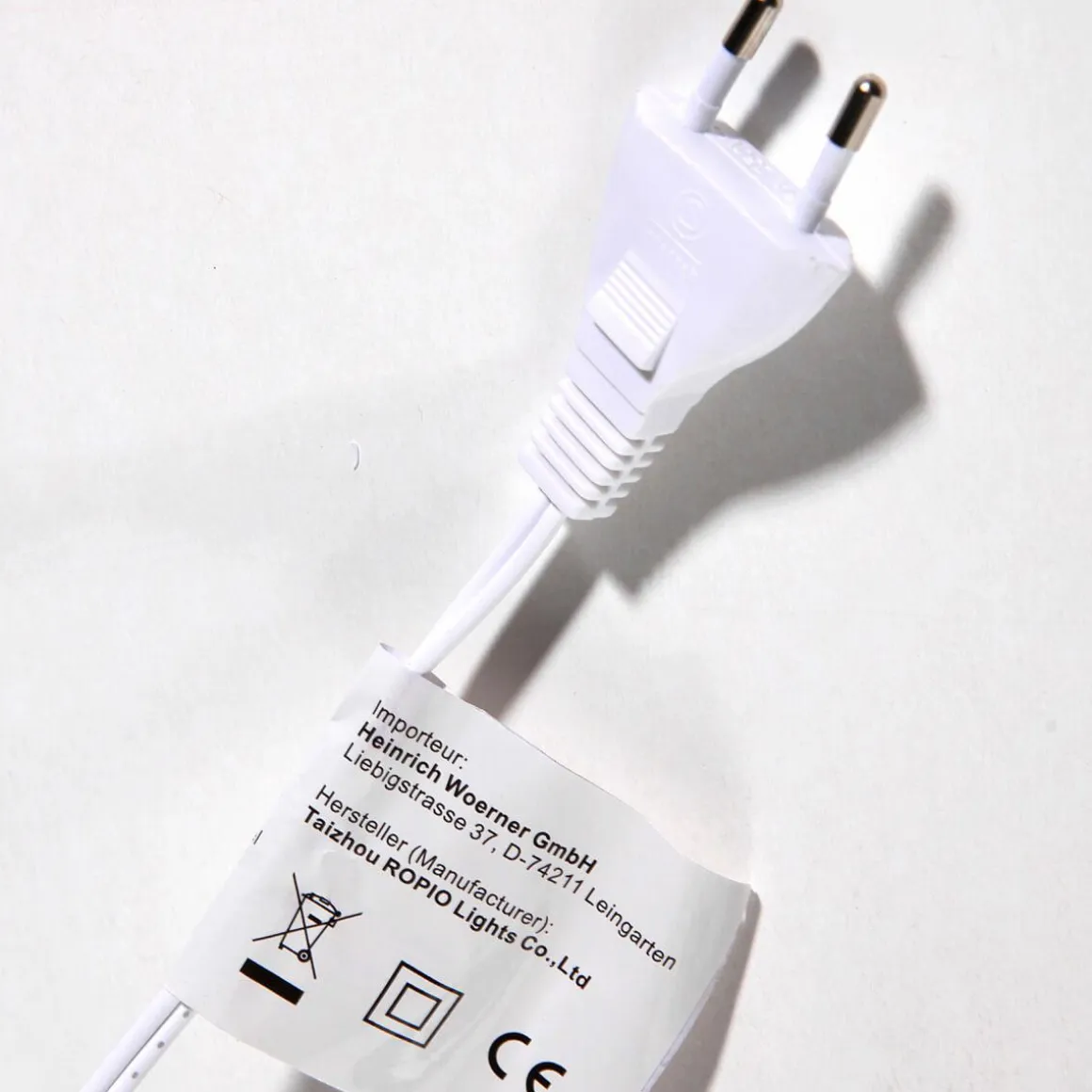 Cable De Conexión Para Productos LED Sistema IP 20, Blanco