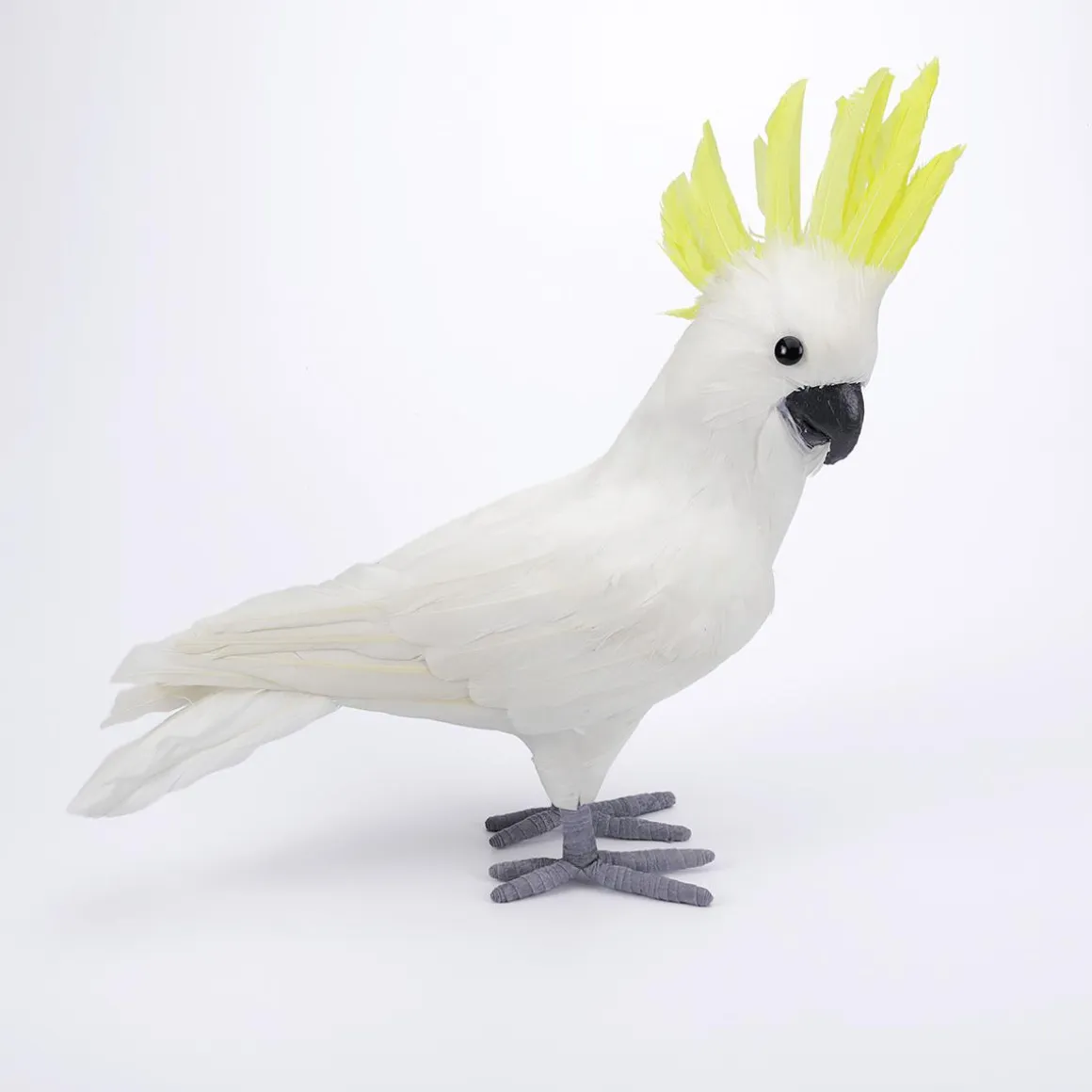 Cacatúa Deco-parrot Blanco-amarillo, 50 Cm