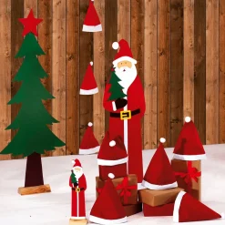 Cadena De Gorras De Papá Noel 250 Cm