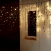 Cadena De Luces Icicle-Light 300cmW 60/80/100cmL IP44 Blanco Cálido