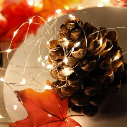 Cadena De Luces LED Con Alambre Con Baterías Para Exteriores, 100 LED, 10 M