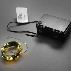 Cadena De Luces LED Con Alambre Con Baterías Para Exteriores, 100 LED, 10 M