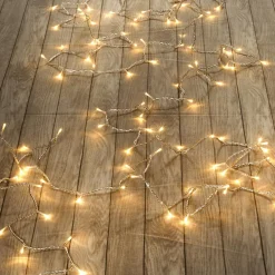 Cadena De Luces LED Con Tramos Acoplables Para Interiores, 100 LED, 10 M, Sin Cable