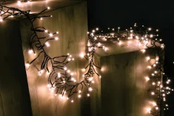 Cadena De Luces LED Intermitentes Con Temporizador Para Exteriores, 10 M