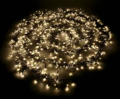 Cadena De Luces LED Intermitentes Con Temporizador Para Exteriores, 10 M