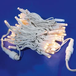Cadena De Luces LED Parpadeante Con Tramos Acoplables Para Exteriores, 100 LED Cálido, 10 M