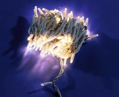 Cadena De Luces LED Parpadeante Con Tramos Acoplables Para Exteriores, 100 LED Cálido, 10 M