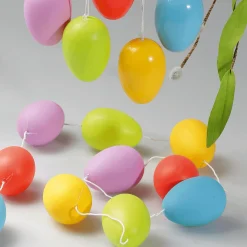 Cadena Decorativa Con Huevos De Pascua Coloridos Uni 160 Cm