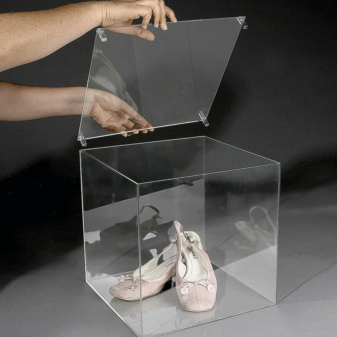 Caja Cúbica Con Tapa 40 X 40 Cm