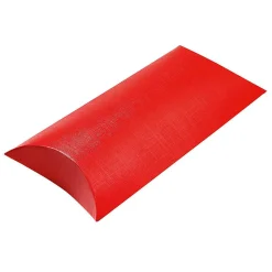 Caja De Almohadas De 24 Cm De Largo, Roja, 10 Piezas