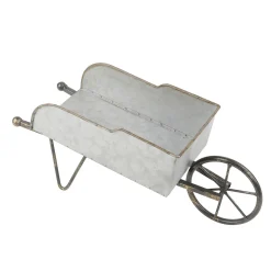 Carretilla Metálica Decorativa De 36 Cm