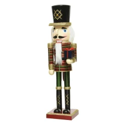 Cascanueces Con Regalo De Madera 38 Cm