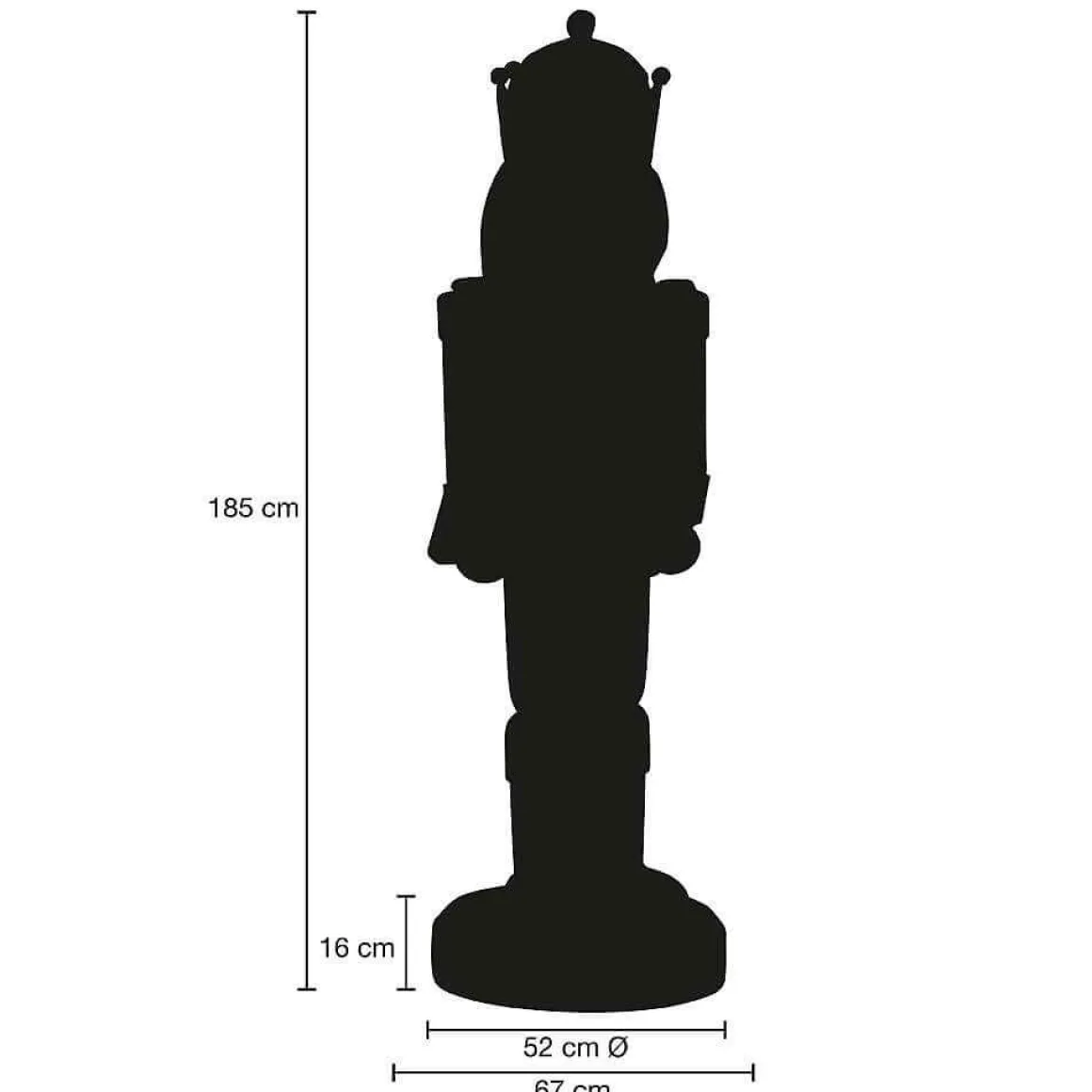 Cascanueces "Rey", 185 Cm