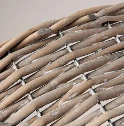 Cesta De Mimbre Anular Para árbol De Navidad, Ø 57 Cm