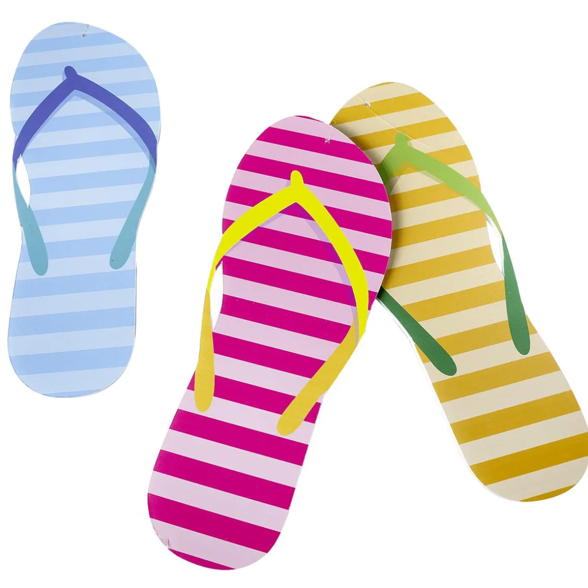 Chancletas Deco 40 Cm 3 Piezas