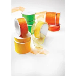 Cinta De Chifón, Anchura 70 Mm, Verde Claro