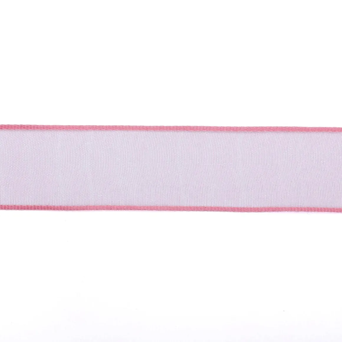 Cinta De Chifón Con Alambre, Color Fucsia, Anchura: 25 Mm