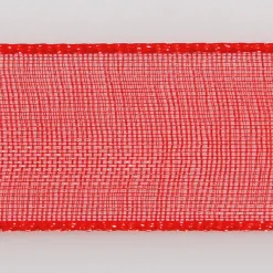 Cinta De Gasa Con Orillo 6mm X 50m Rojo