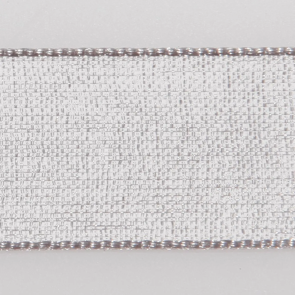 Cinta De Gasa Con Orillo 15mm X 50m Plata