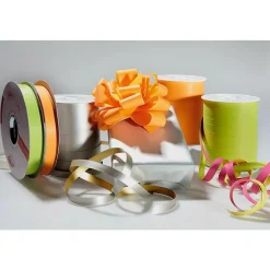 Cinta De Papel "Bicolor", 19 Mm, 100 M, Color Naranja
