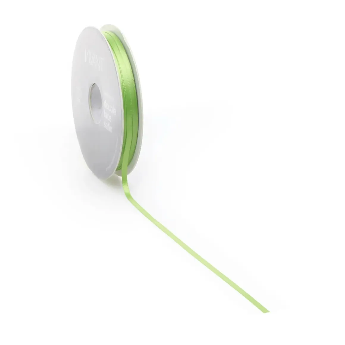 Cinta De Raso, 3 Mm X 50 M Verde Claro