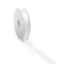 Cinta De Raso, 25 Mm X 25m Blanco