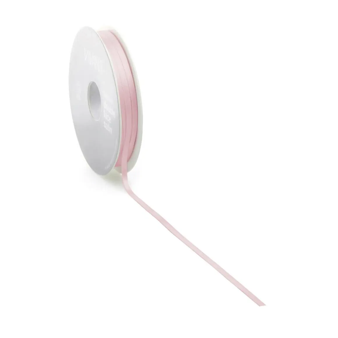 Cinta De Raso 3mm X 50m Rosa