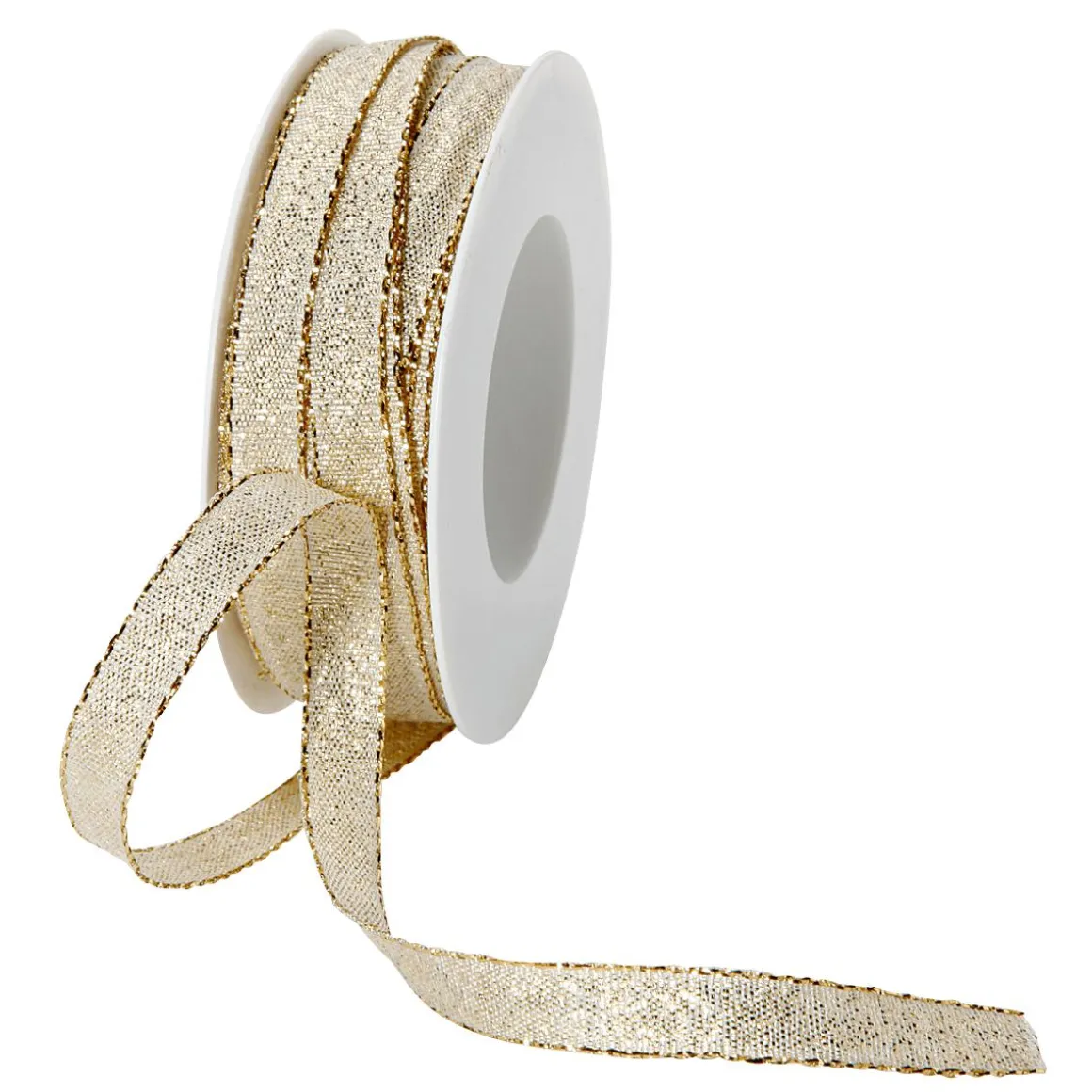 Cinta De Regalo, Color Dorado, Anchura 10 Mm