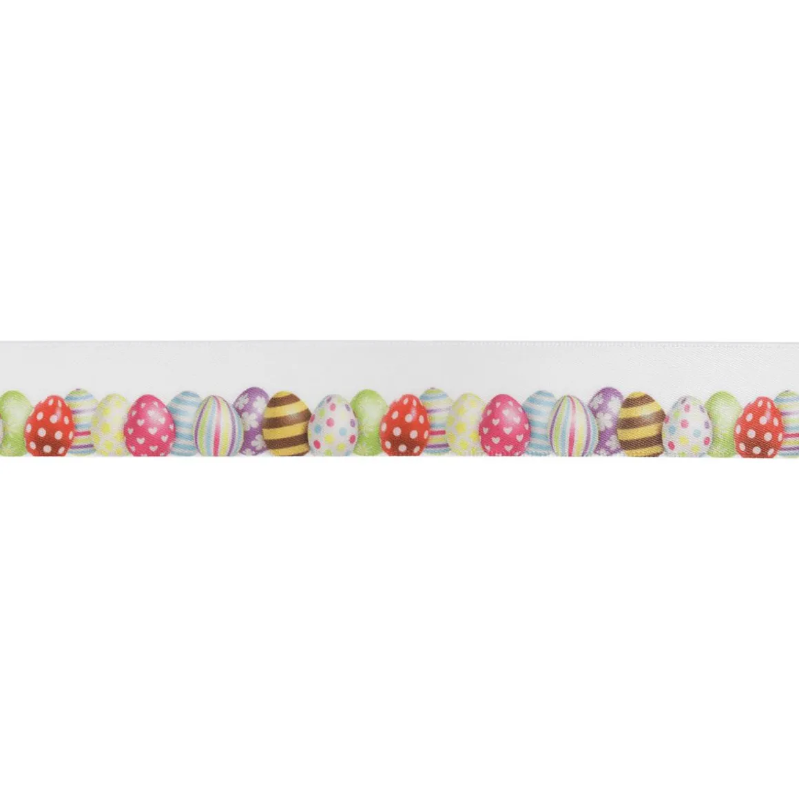 Cinta De Regalo De Raso Con Motivo De Huevos De Pascua, 23 Mm, 20 M