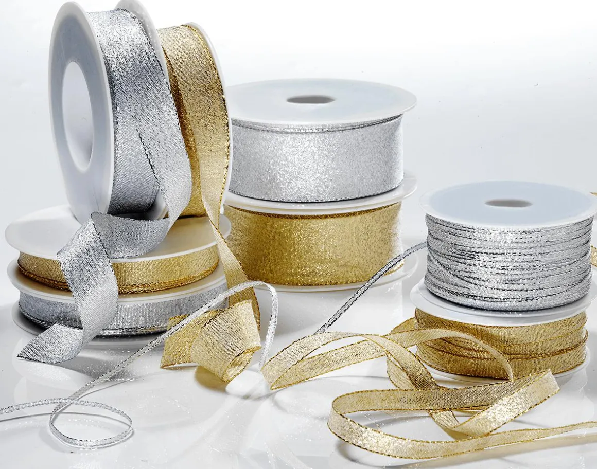 Cinta De Regalo Glamour 5 Mm X 50 M Oro