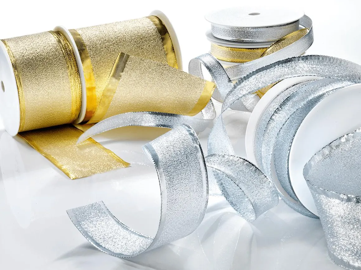 Cinta De Regalo "Luxury" 40 Mm X 20 M Plata