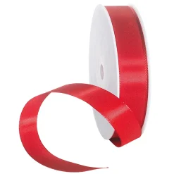 Cinta De Tafetán Con Orillo Rojo 15 Mm X 50 M