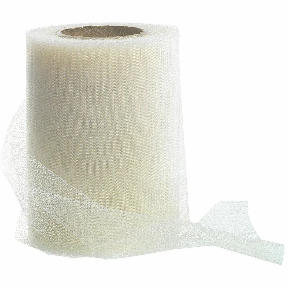 Cinta De Tul, Anchura 100 Mm, Color Crema