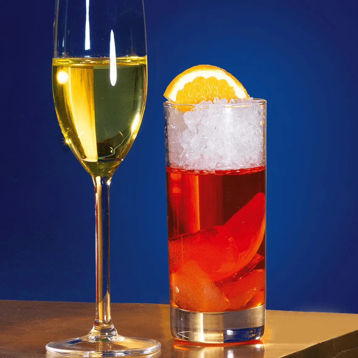 Cocktail Oranges Aliment Factice 18 Cm